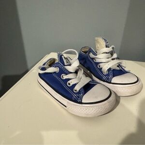Converse Kids Blue and White Sneakers